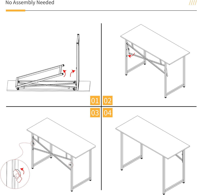 Folding Computer Desk Writing Gaming Camping