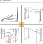 Folding Computer Desk Writing Gaming Camping