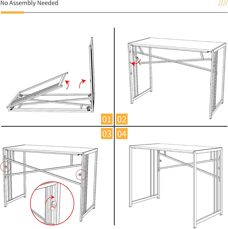 Folding Computer Desk Writing Gaming Camping