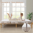 Folding Corduroy Mattress Tri Fold Floor Thick