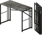 Folding Computer Desk Rustic