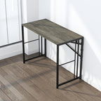 Folding Computer Desk Rustic