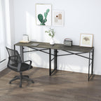 Folding Computer Desk Rustic
