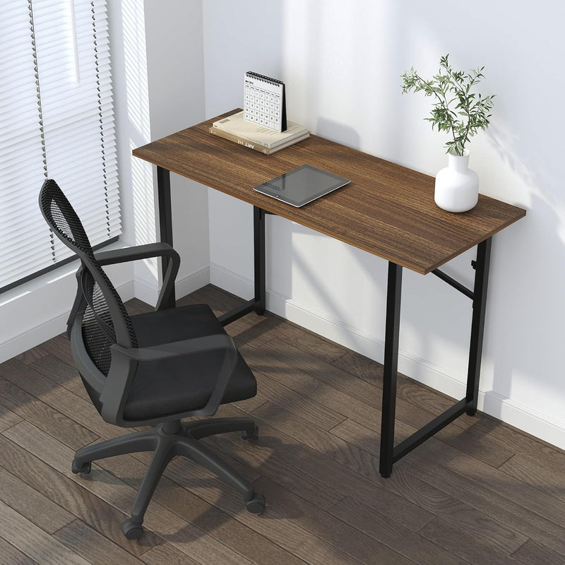 Folding Computer Desk Rustic