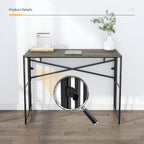 Folding Computer Desk Rustic