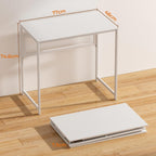 No Assembly 77CM Folding Desk for Small Space