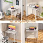 No Assembly 77CM Folding Desk for Small Space