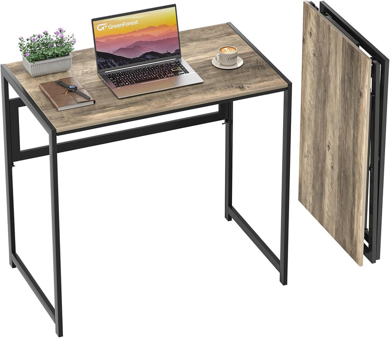 No Assembly 77CM Folding Desk for Small Space