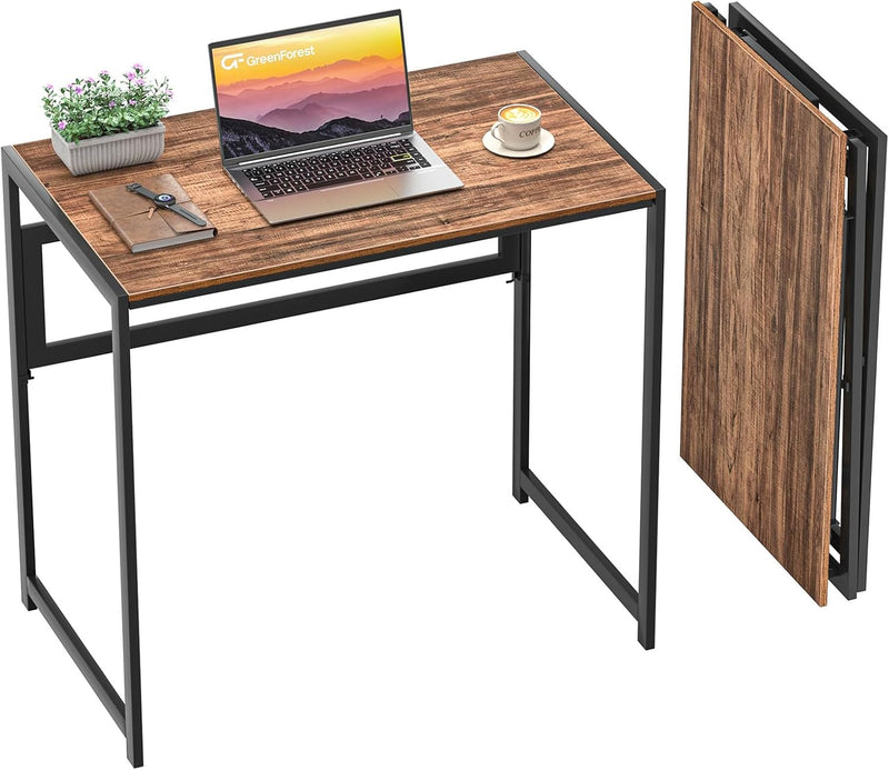 No Assembly 77CM Folding Desk for Small Space