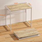 No Assembly 77CM Folding Desk for Small Space