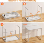 No Assembly 77CM Folding Desk for Small Space