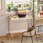 No Assembly 77CM Folding Desk for Small Space