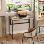 No Assembly 77CM Folding Desk for Small Space