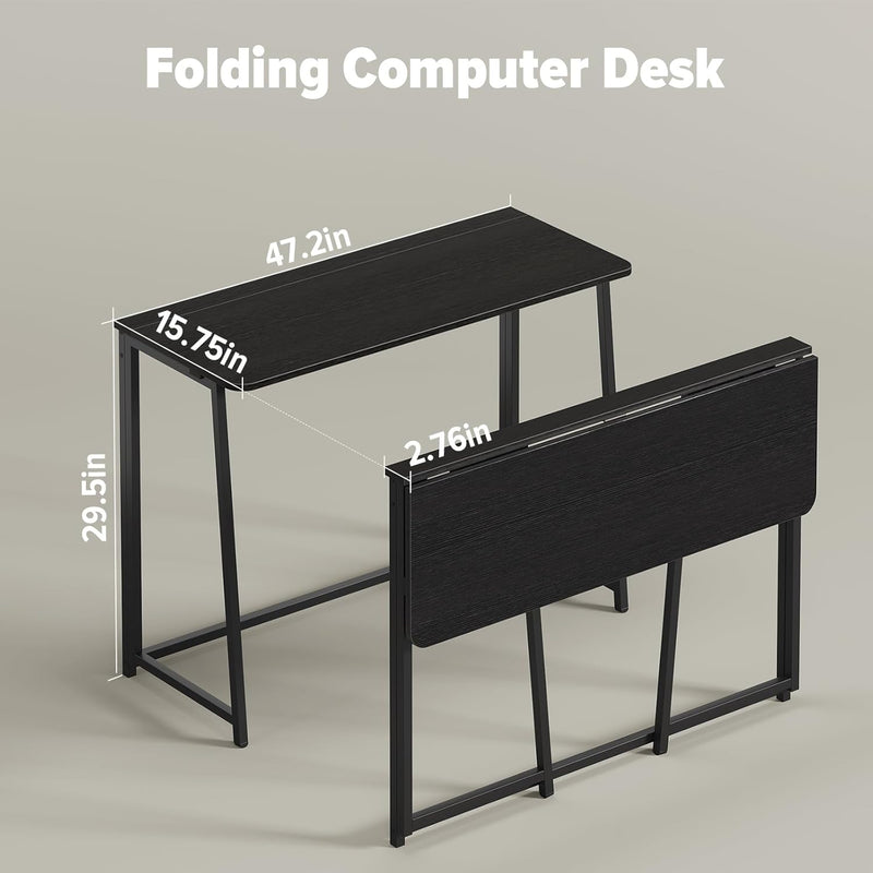 Folding Desk Foldable Computer Table Space Saving