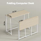 Folding Desk Foldable Computer for Bedroom Space
