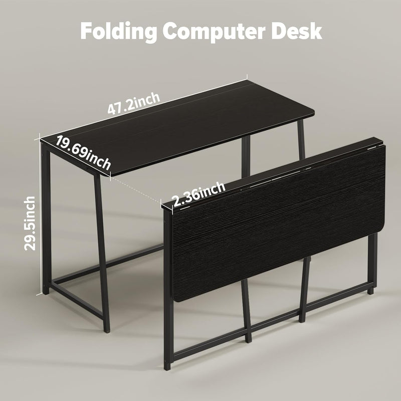 Folding Desk Foldable Computer Table Space Saving