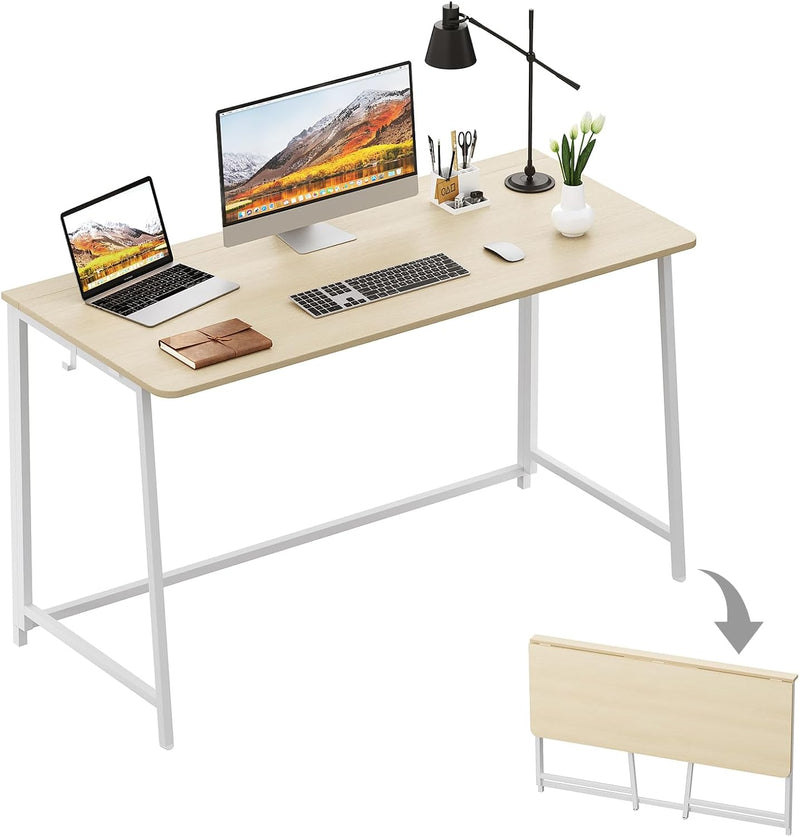 Folding Desk Foldable Computer Table Space Saving