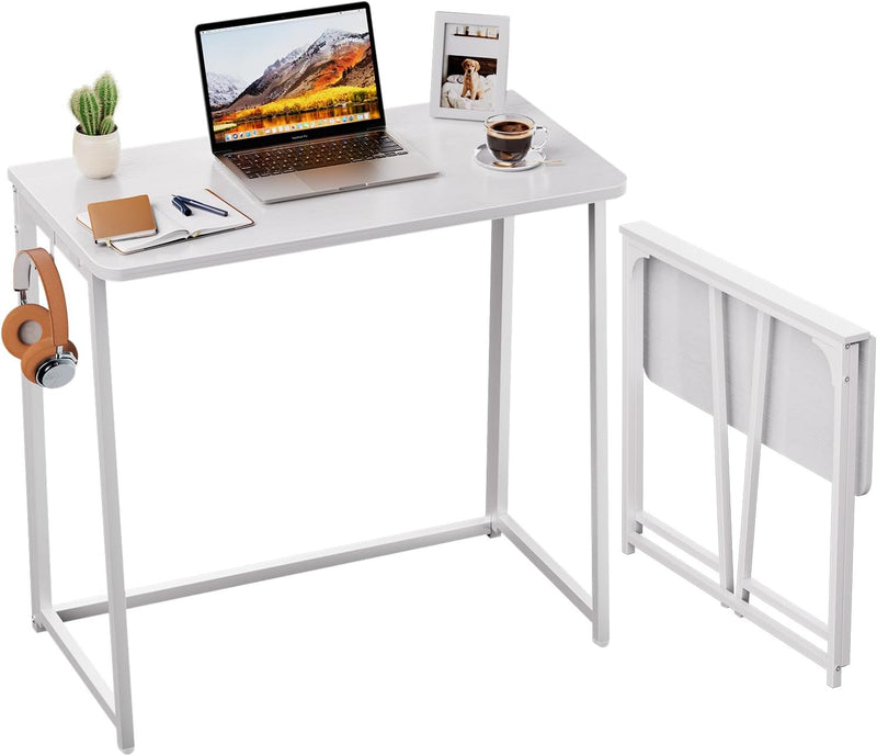 Folding Desk Foldable Computer Table Space Saving