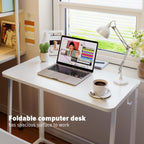 Folding Desk Foldable Computer for Bedroom Space