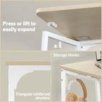 Folding Desk Foldable Computer for Bedroom Space