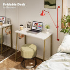 Folding Desk Foldable Computer for Bedroom Space