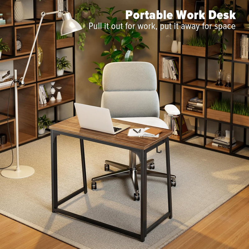 Folding Desk Foldable Computer Table Space Saving