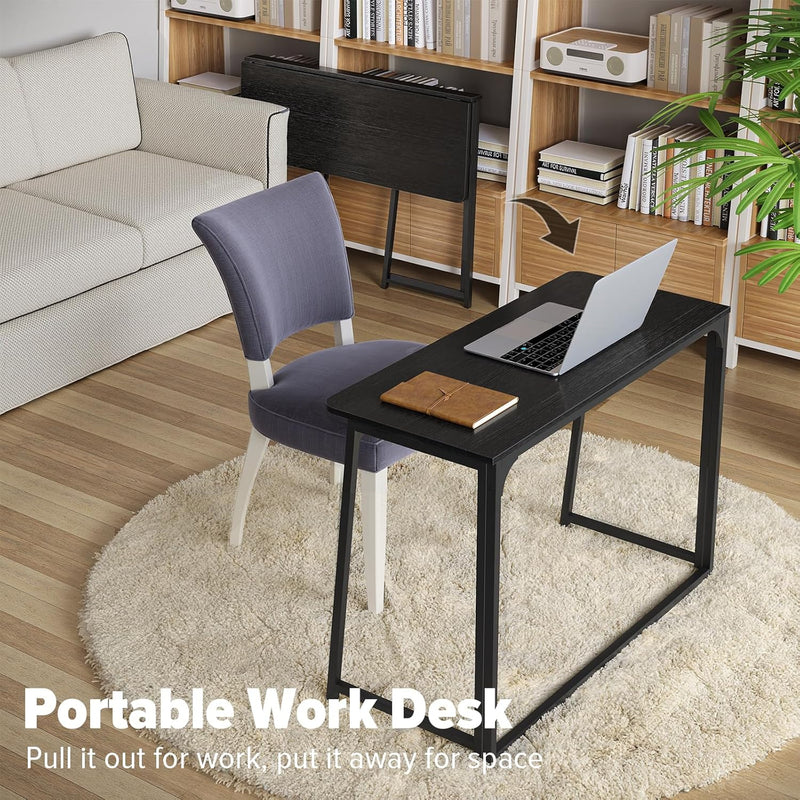 Folding Desk Foldable Computer Table Space Saving