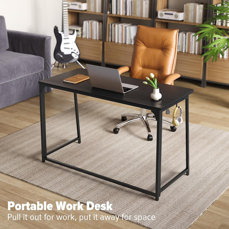 Folding Desk Foldable Computer Table Space Saving