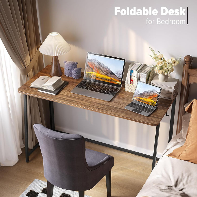 Folding Desk Foldable Computer Table Space Saving