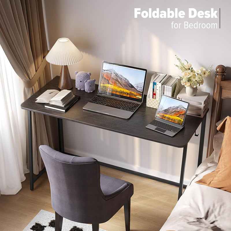 Folding Desk Foldable Computer Table Space Saving