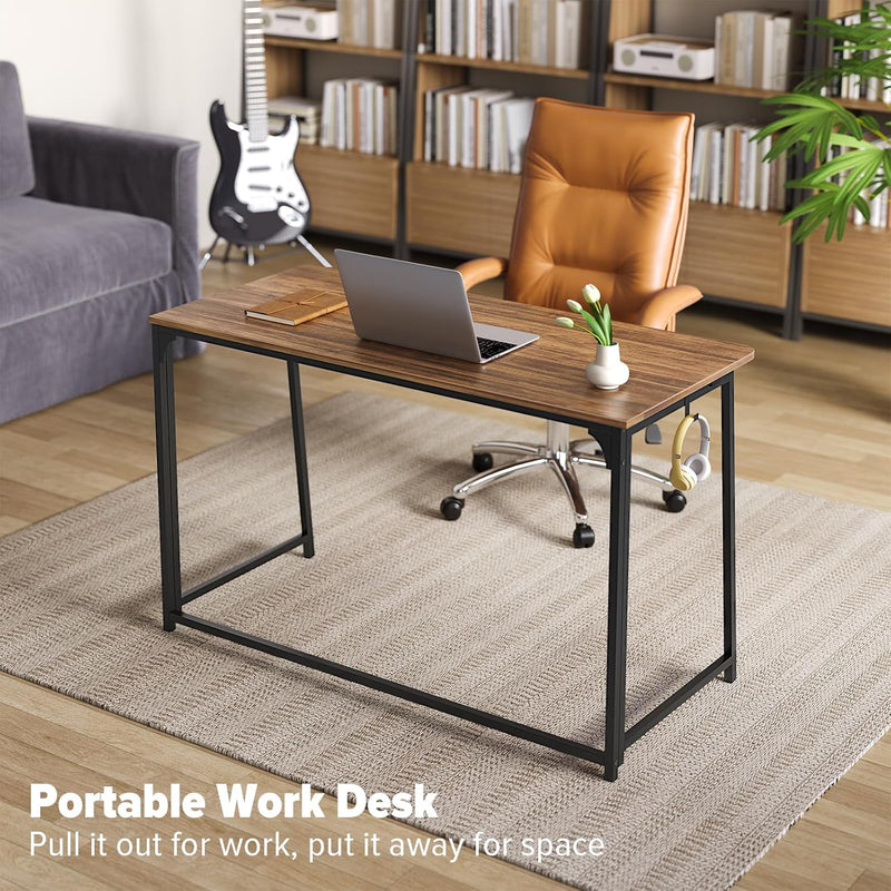 Folding Desk Foldable Computer Table Space Saving