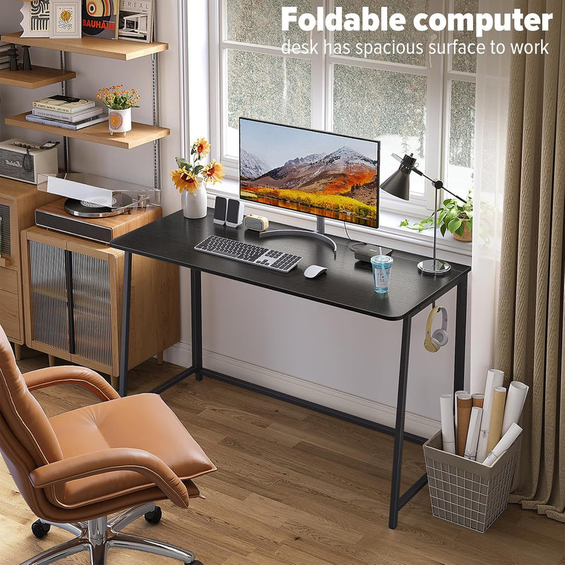 Folding Desk Foldable Computer Table Space Saving