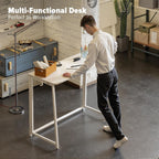 Folding Desk Foldable Computer for Bedroom Space