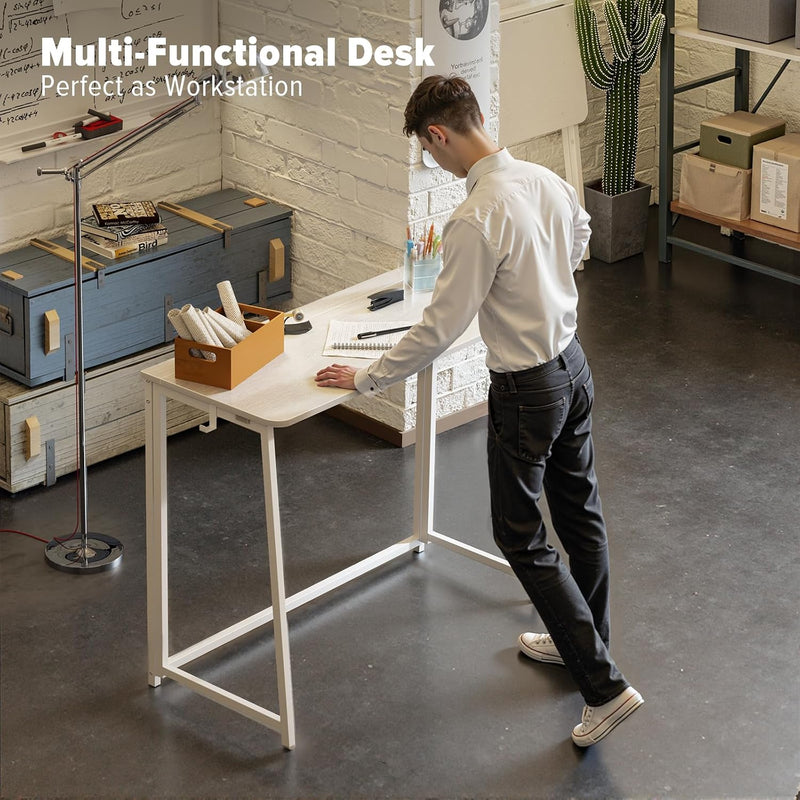 Folding Desk Foldable Computer Table Space Saving