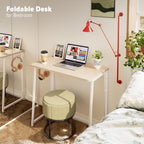 Folding Desk Foldable Computer for Bedroom Space