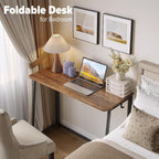 Folding Desk Foldable Computer Table Space Saving