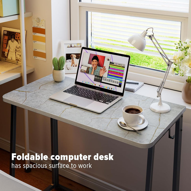 Folding Desk Small Foldable for Spaces