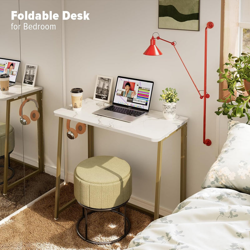 Folding Desk Small Foldable for Spaces