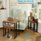 Folding Desk with Storage Shelf
