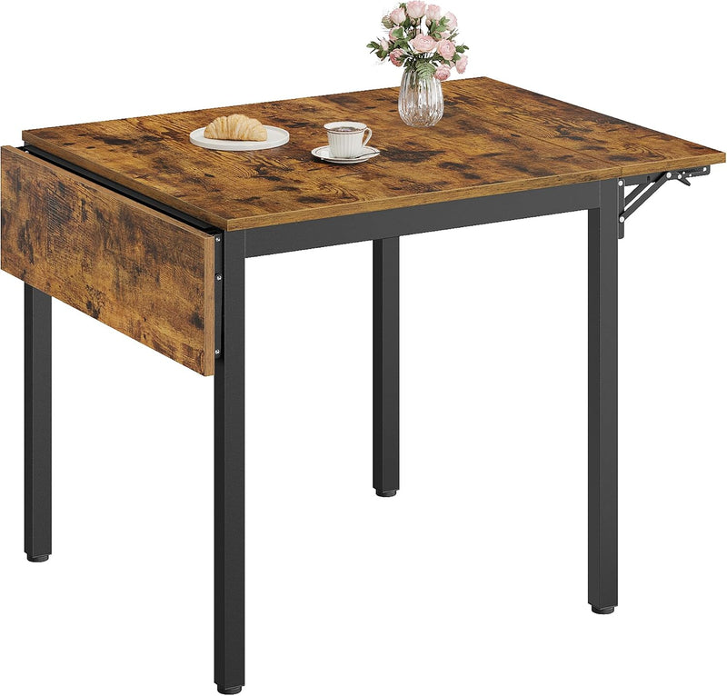Folding Dining Table Drop Leaf Extendable Seats 2-4 People