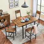 Folding Dining Table Drop Leaf Extendable Seats 2-4 People