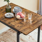 Folding Dining Table Drop Leaf Extendable Seats 2-4 People