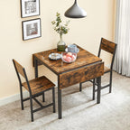 Folding Dining Table Drop Leaf Extendable Seats 2-4 People