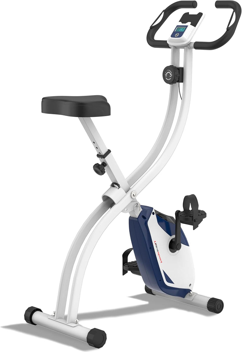 Folding Exercise Bike 286 Lbs Capacity Extra Silent