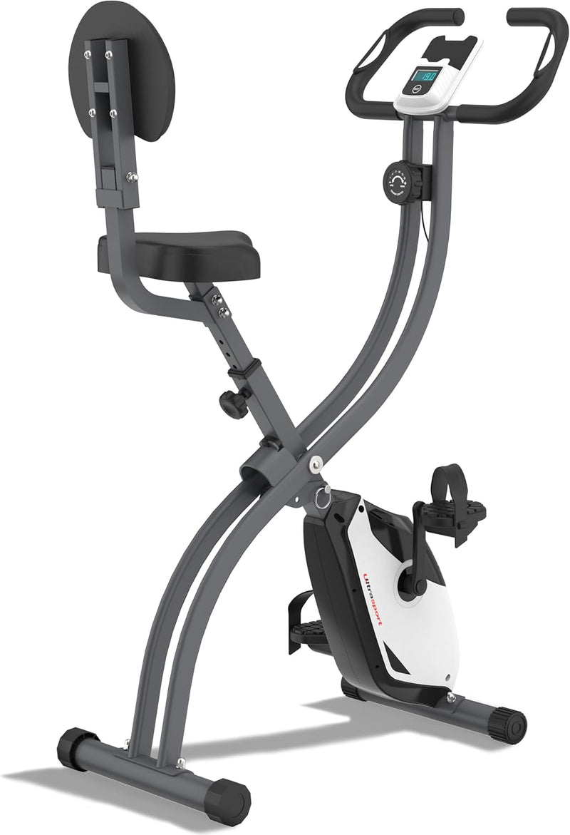 Folding Exercise Bike 286 Lbs Capacity Extra Silent