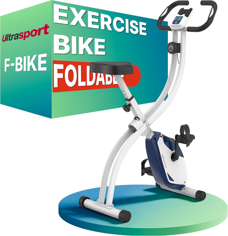 Folding Exercise Bike 286 Lbs Capacity Extra Silent