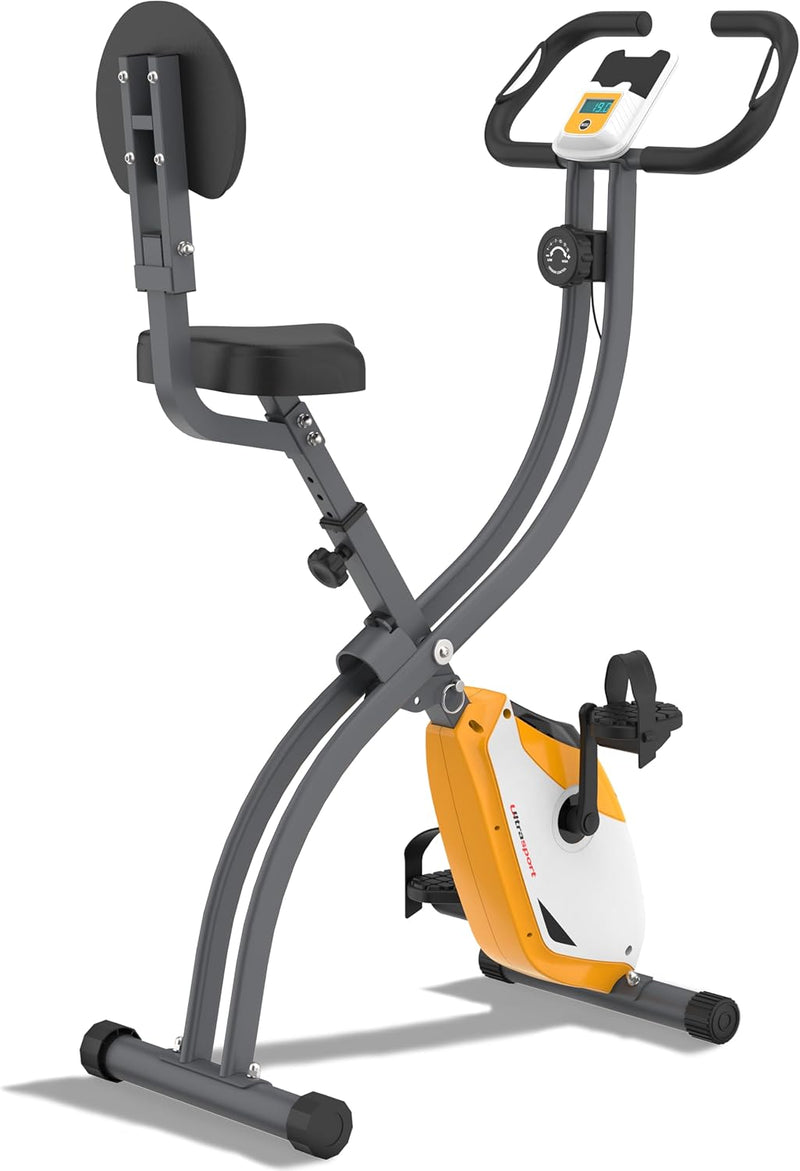 Folding Exercise Bike 286 Lbs Capacity Extra Silent