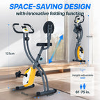 Folding Exercise Bike 286 Lbs Capacity Extra Silent