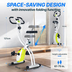 Folding Exercise Bike 286 Lbs Capacity Extra Silent