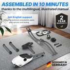 Folding Exercise Bike 286 Lbs Capacity Extra Silent